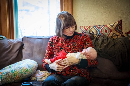 Sonja with her Nana Nancy